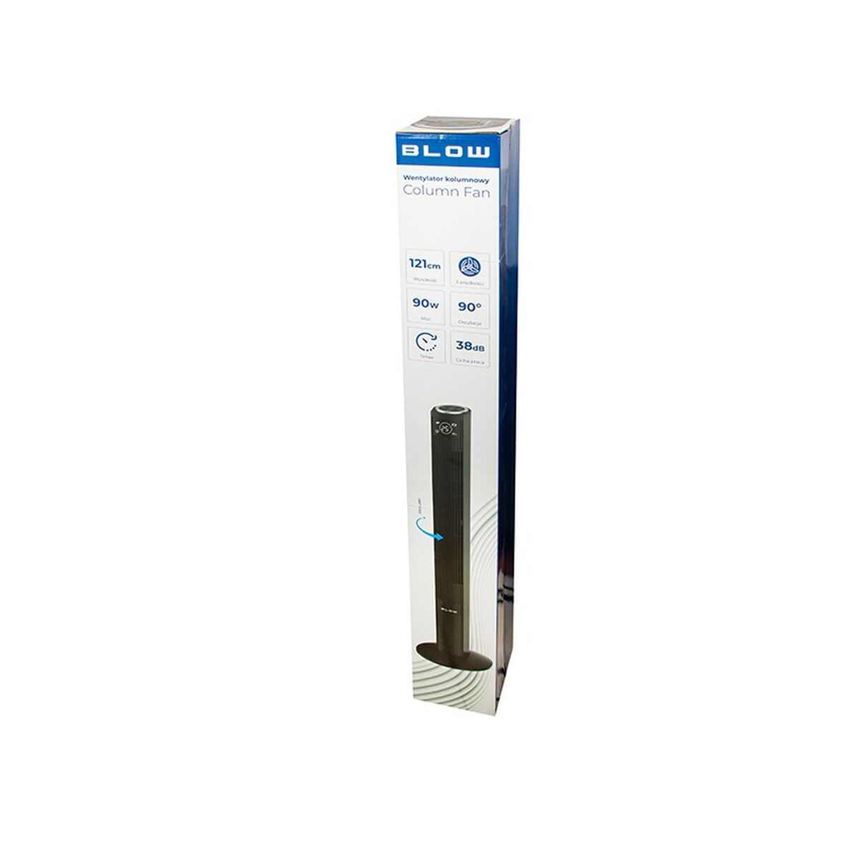 Table Fan Blow 44-654# Black 90 W