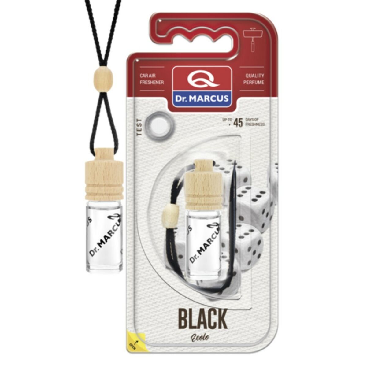 Car Air Freshener Dr Marcus Ecolo black 4,5 ml Wood Crystal Fragrance Pendant 4 Pieces Car Air Freshener Dr Marcus Ecolo black 4,5 ml Wood Crystal Fragrance Pendant 4 Pieces