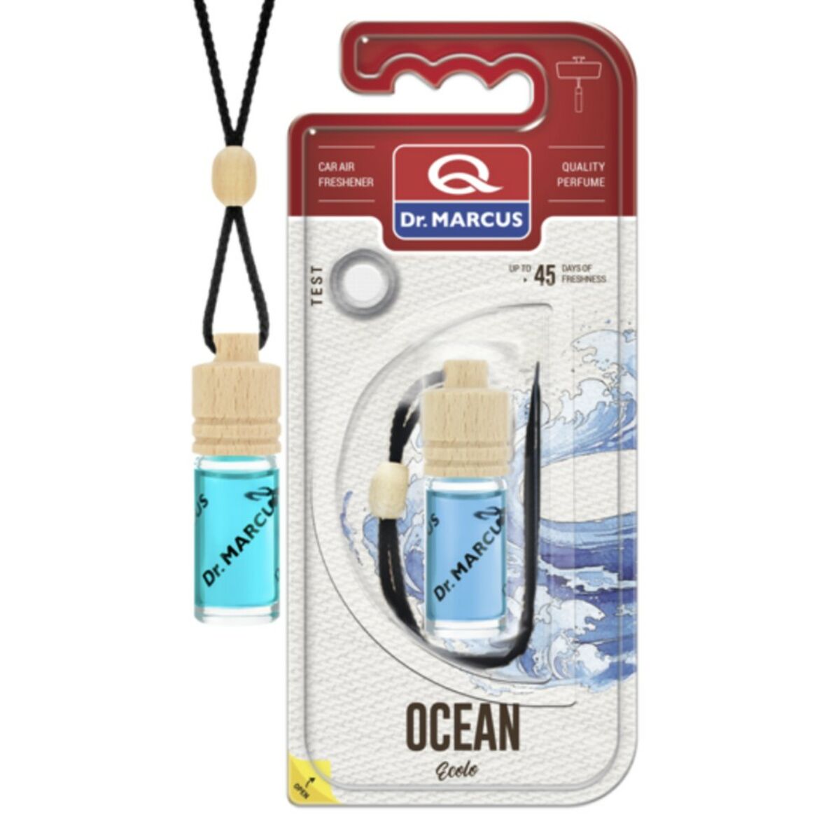 Car Air Freshener Dr Marcus Ecolo Ocean 4,5 ml Wood Crystal Fragrance Pendant 4 Pieces Car Air Freshener Dr Marcus Ecolo Ocean 4,5 ml Wood Crystal Fragrance Pendant 4 Pieces