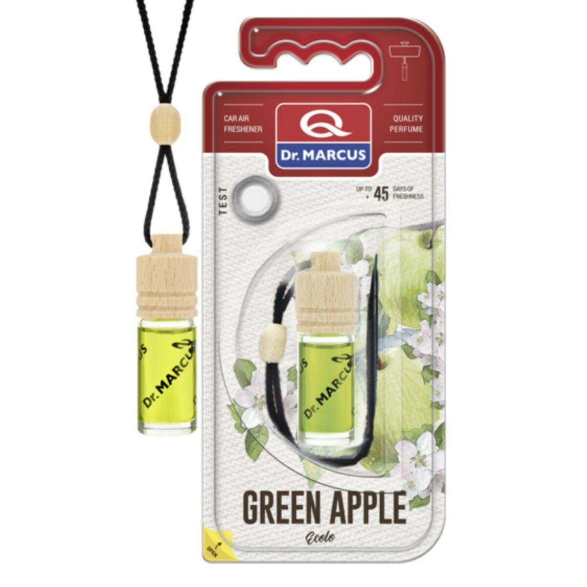 Car Air Freshener Dr Marcus Ecolo Apple 4,5 ml Wood Crystal Fragrance Pendant 4 Pieces Car Air Freshener Dr Marcus Ecolo Apple 4,5 ml Wood Crystal Fragrance Pendant 4 Pieces