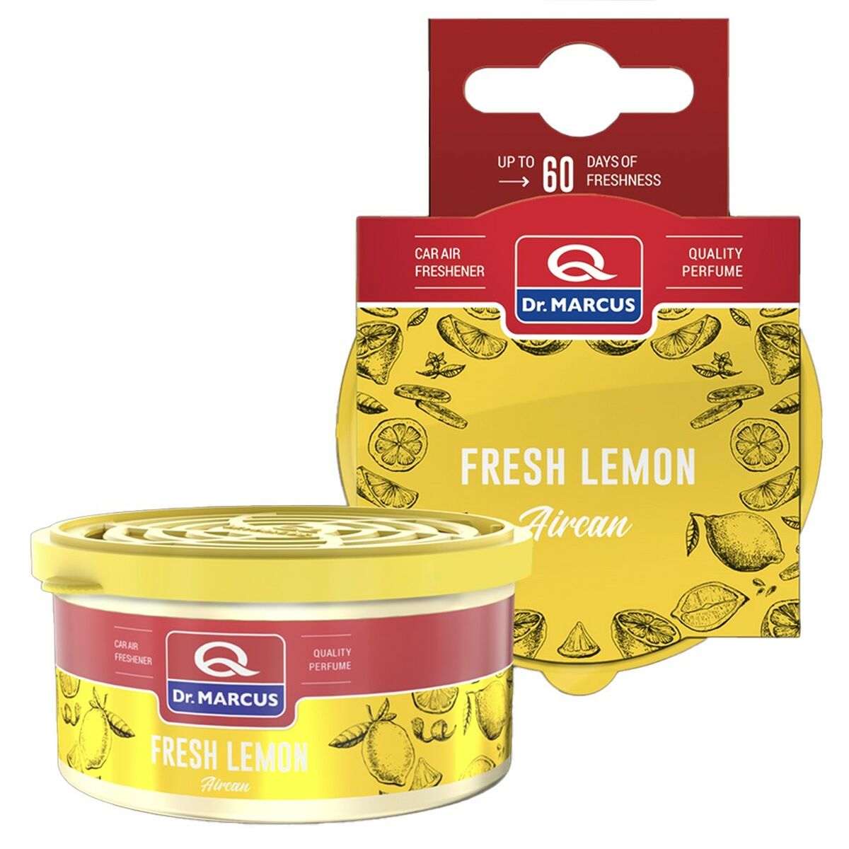 Car Air Freshener Dr Marcus Aircan Lemon 40 g Fragrance Can Car Air Freshener Dr Marcus Aircan Lemon 40 g Fragrance Can