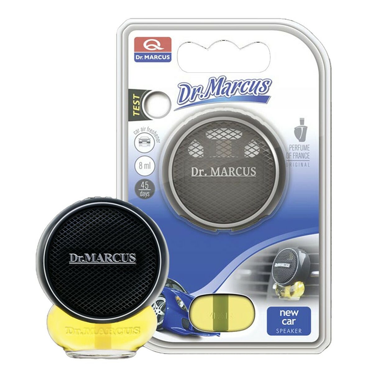 Car Air Freshener Dr Marcus Speaker New Car 8 ml Plastic 12 Pieces (8 Units) Car Air Freshener Dr Marcus Speaker New Car 8 ml Plastic 12 Pieces (8 Units)