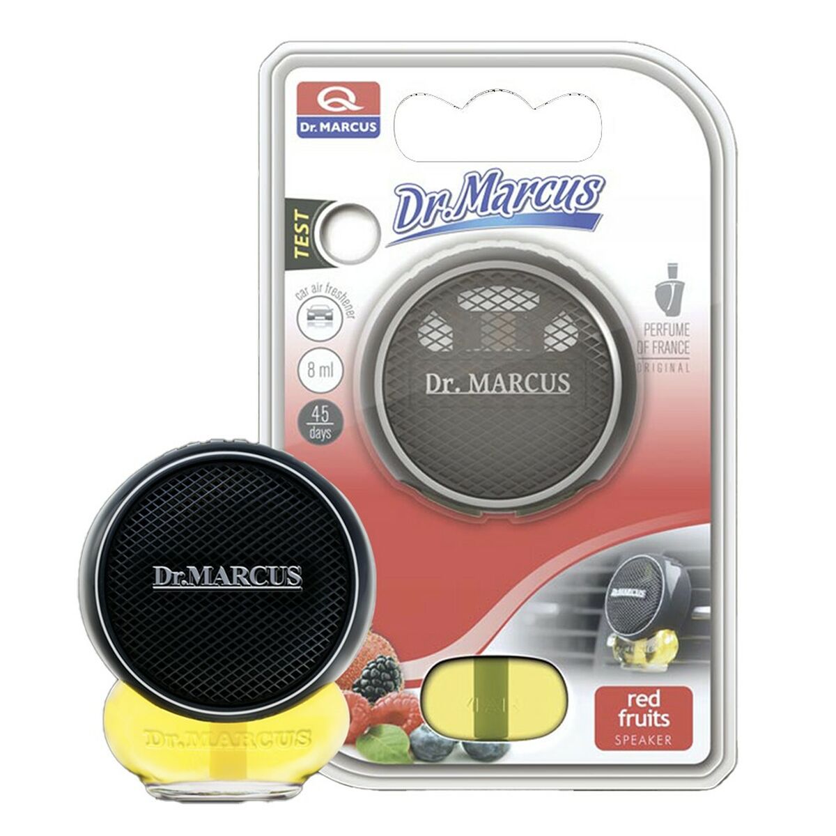 Car Air Freshener Dr Marcus Speaker Red fruits 8 ml Plastic Fragrance (8 Units) Car Air Freshener Dr Marcus Speaker Red fruits 8 ml Plastic Fragrance (8 Units)