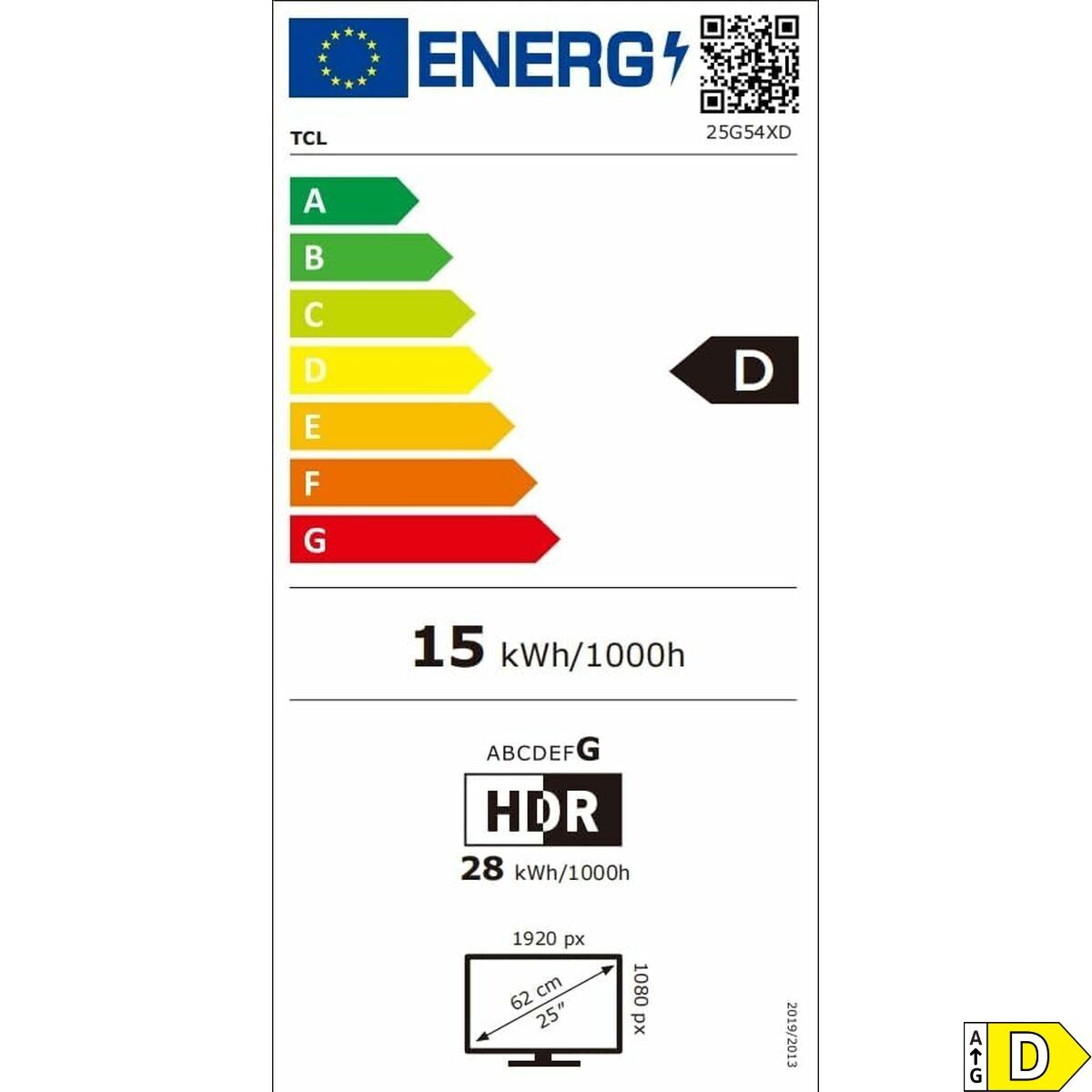 Monitor TCL 25G54 25″ Full HD