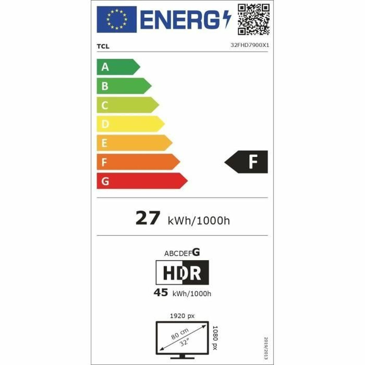 Smart TV TCL Full HD 32″ LED HDR HDR10