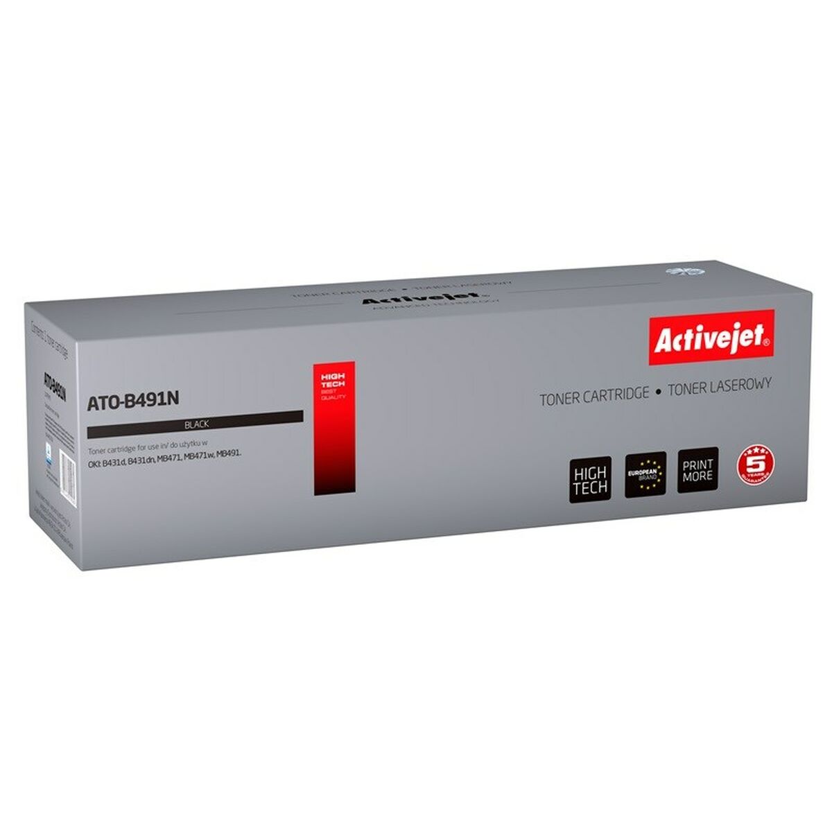 Compatible Toner Activejet ATO-B491N Black
