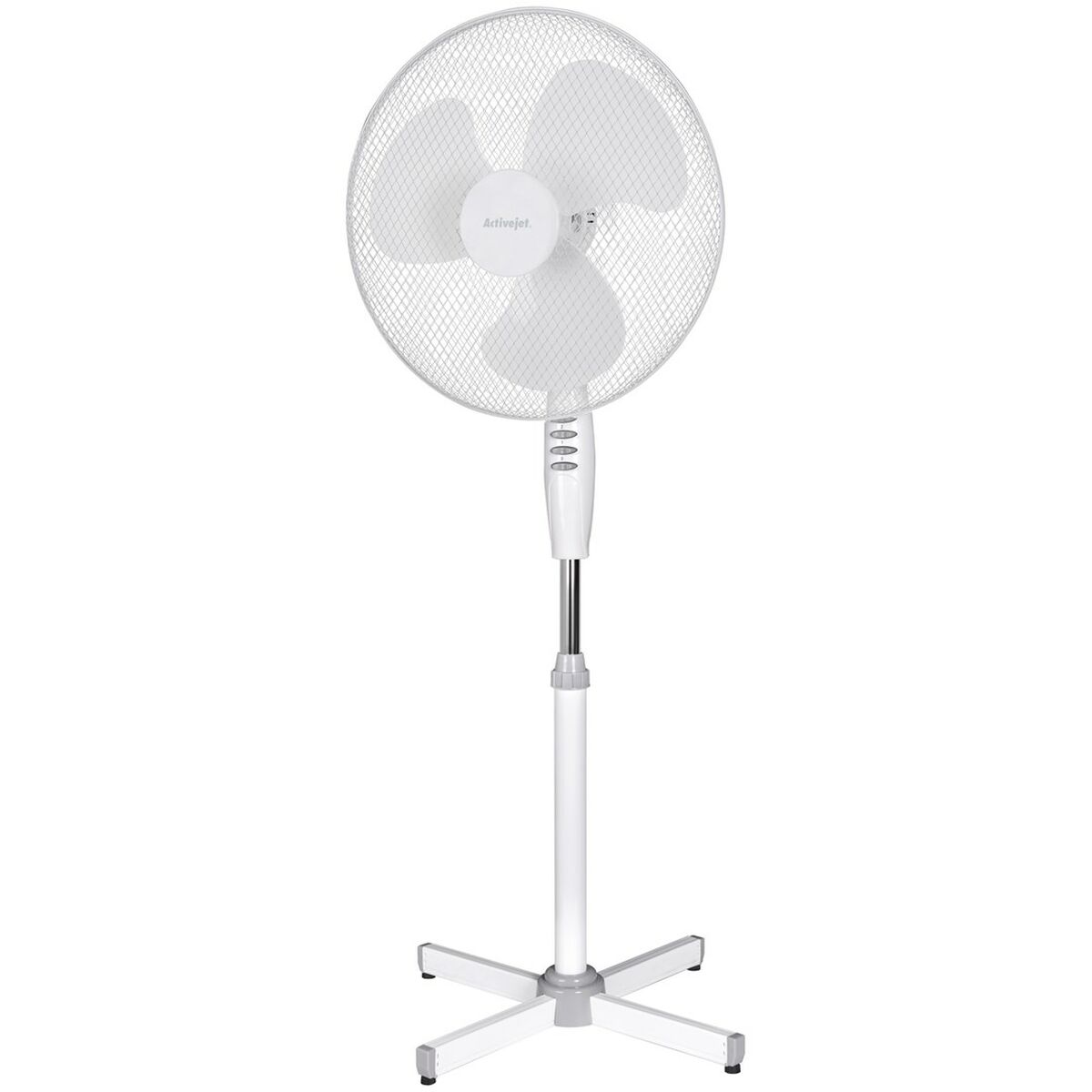 Freestanding Fan Activejet WSR-40B White Grey Silver 50 W