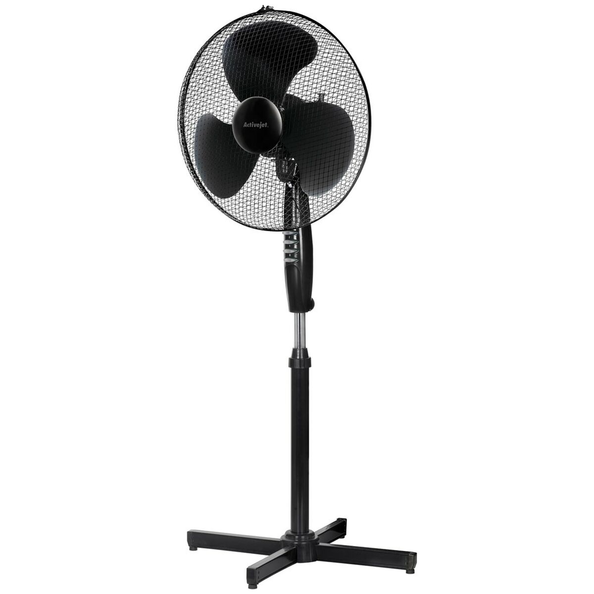 Freestanding Fan Activejet WSR-40C Black Silver 50 W