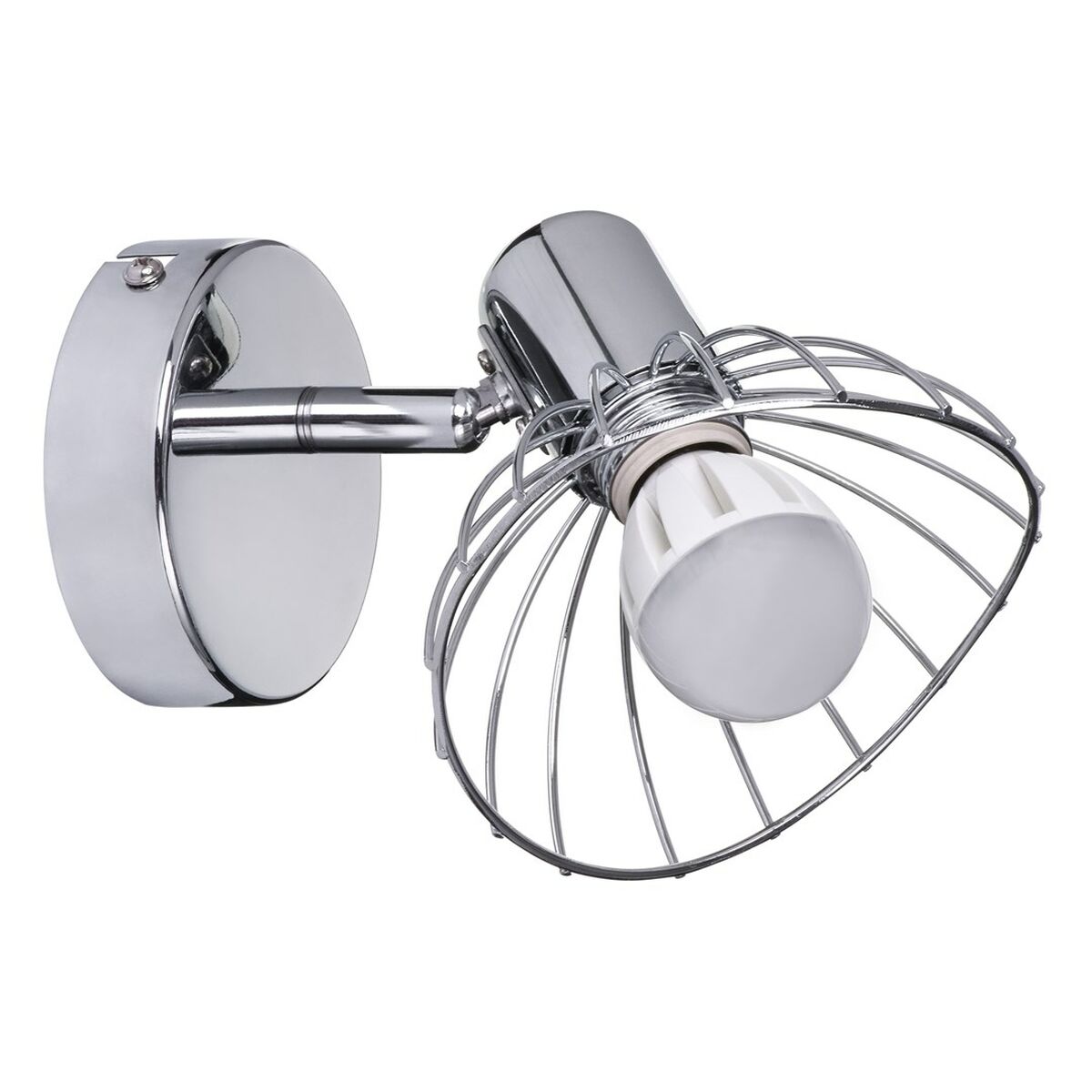 Wall Light Activejet AJE-GIZEL 1P Silver Metal 40 W 230 V