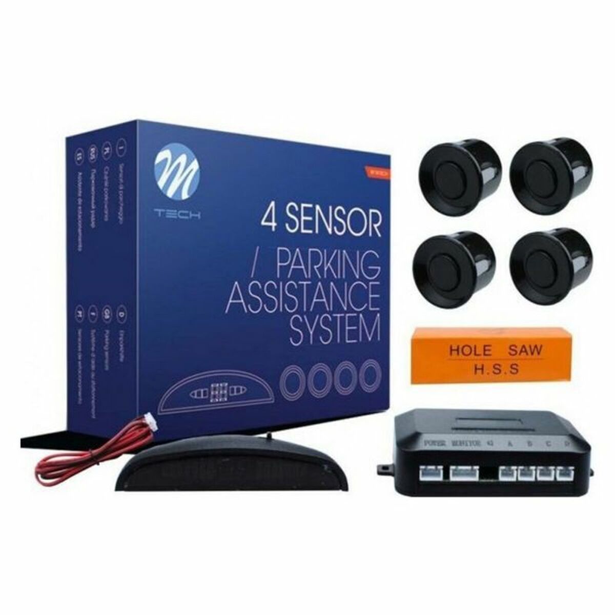 Parking Sensor M-Tech Black (4 x 21,5 mm) Parking Sensor M-Tech Black (4 x 21,5 mm)