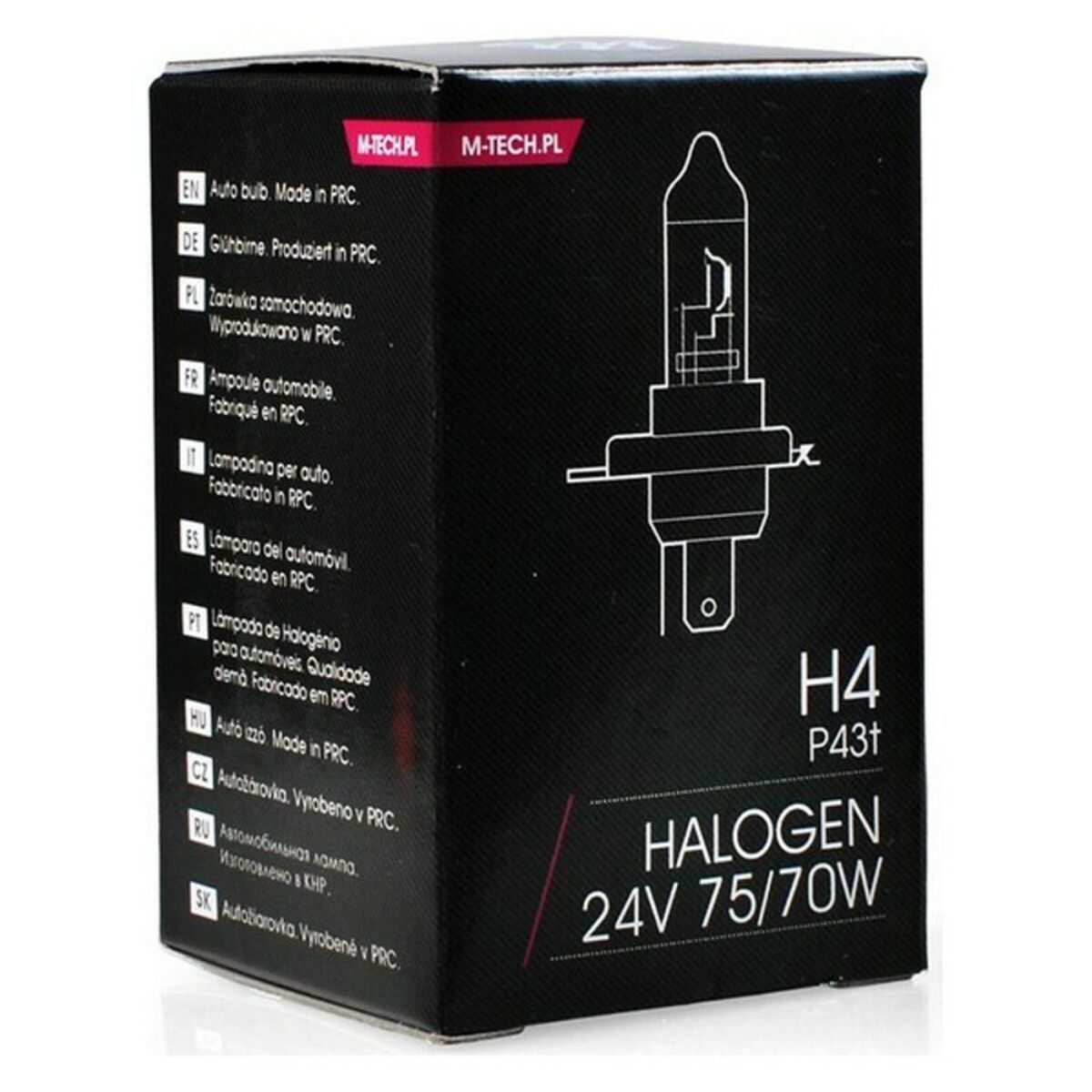 Light bulb M-Tech Z907 24v 70W 75W H4