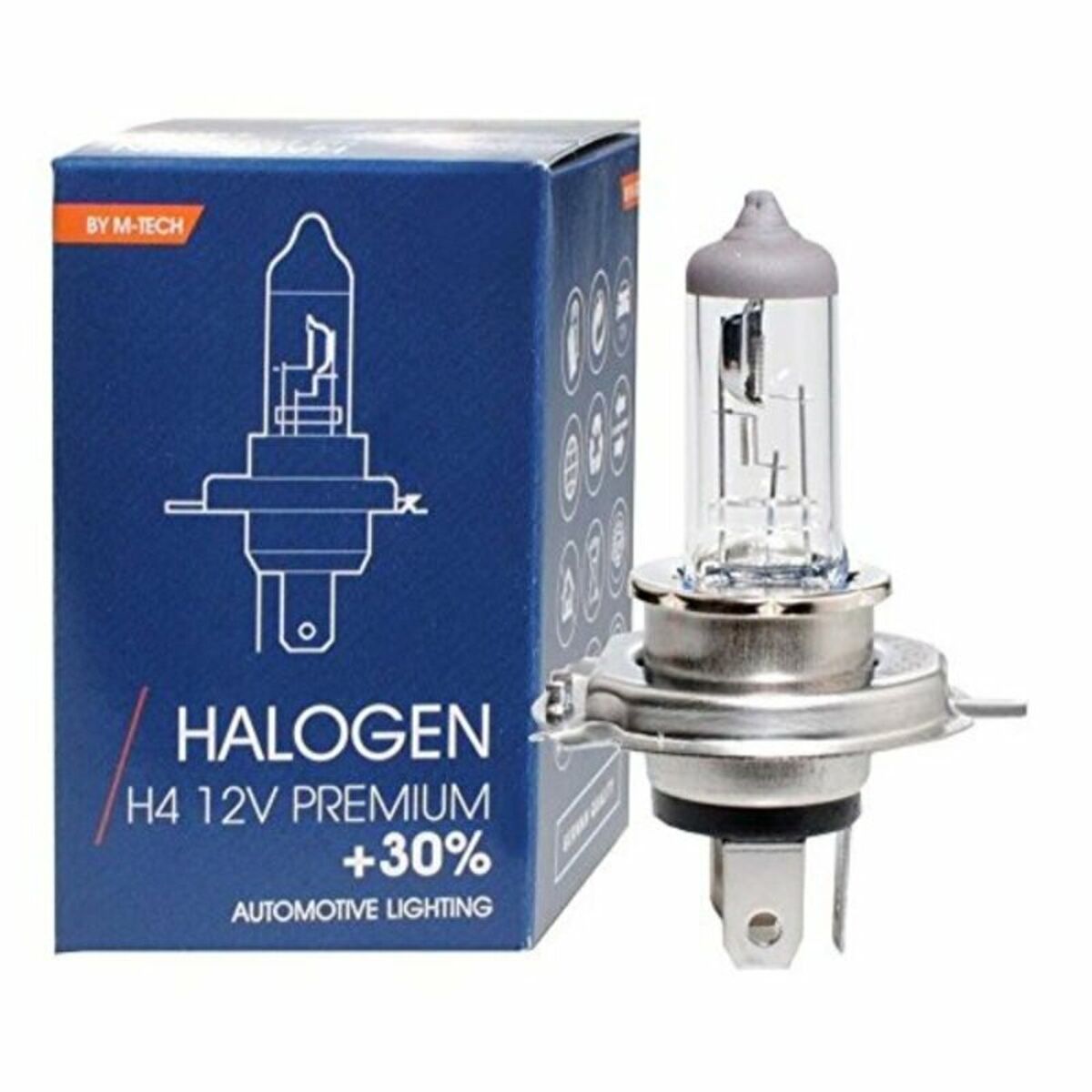 Car Bulb M-Tech Z104 12 V 55 W H4 Car Bulb M-Tech Z104 12 V 55 W H4