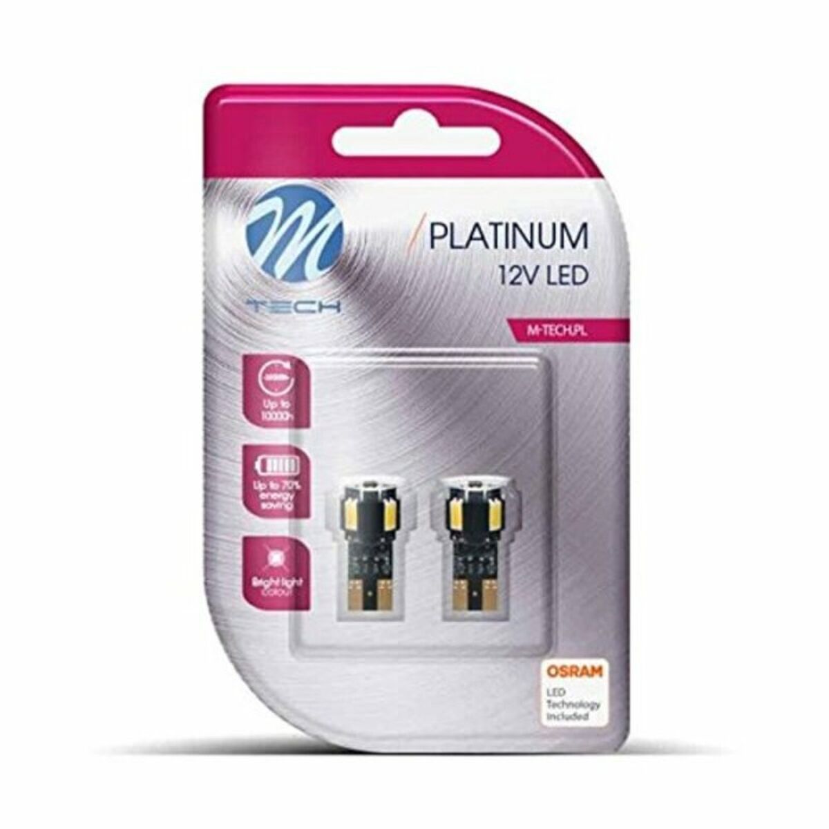 Car Bulb M-Tech MT-LB804W W5W 2,2 W 12 V White Car Bulb M-Tech MT-LB804W W5W 2,2 W 12 V White