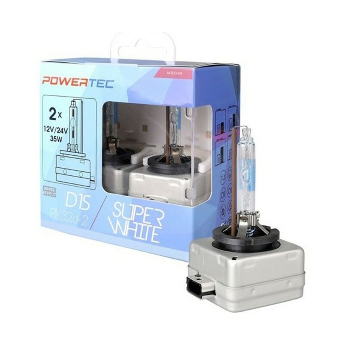Car Bulb MTECPTZSWD1S-DUO M-Tech MTECPTZSWD1S-DUO D1S 35W 12/24V (2 Pieces) Car Bulb MTECPTZSWD1S-DUO M-Tech MTECPTZSWD1S-DUO D1S 35W 12/24V (2 Pieces)