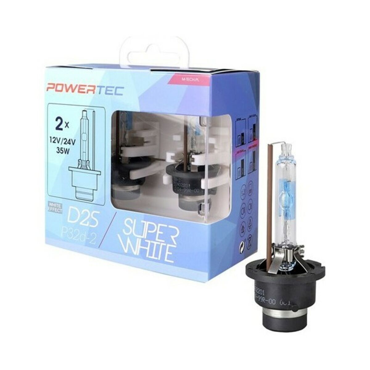Car Bulb MTECPTZSWD2S-DUO M-Tech MTECPTZSWD2S-DUO D2S 35W 12/24V (2 Pieces) Car Bulb MTECPTZSWD2S-DUO M-Tech MTECPTZSWD2S-DUO D2S 35W 12/24V (2 Pieces)
