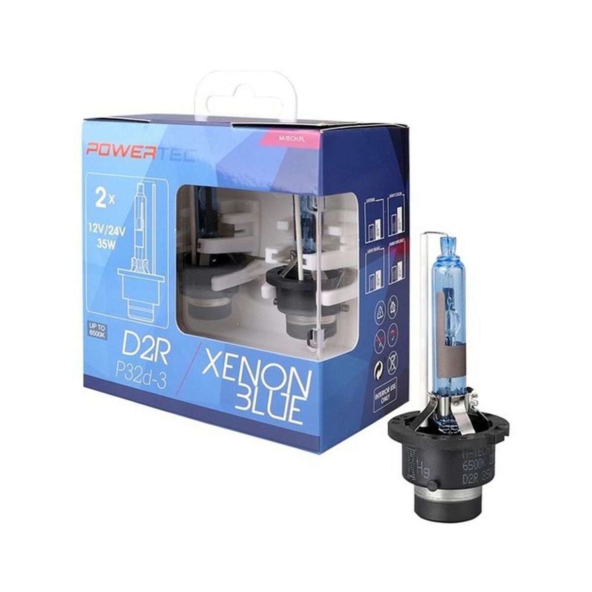 Light bulb M-Tech MTECPTZXBD2S-DUO P32D-2 35 W 85 V D2S 6500 K Light bulb M-Tech MTECPTZXBD2S-DUO P32D-2 35 W 85 V D2S 6500 K