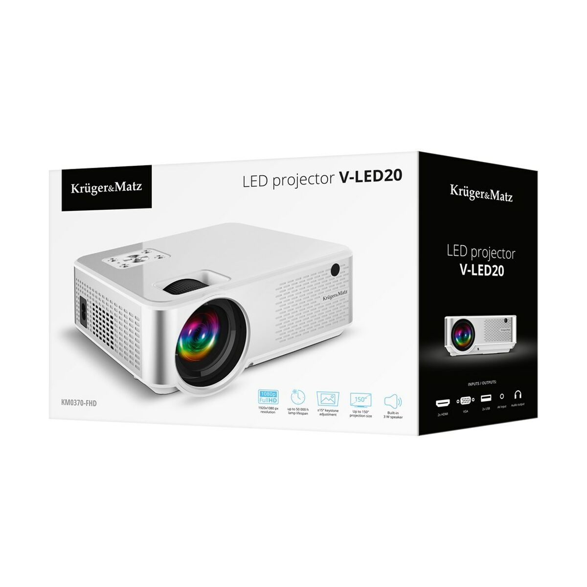 Projector Kruger & Matz KM0370-FHD