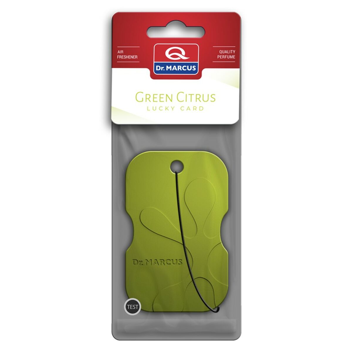 Car Air Freshener Dr Marcus LUCKY CARD GREEN CITRUS Citric Plastic