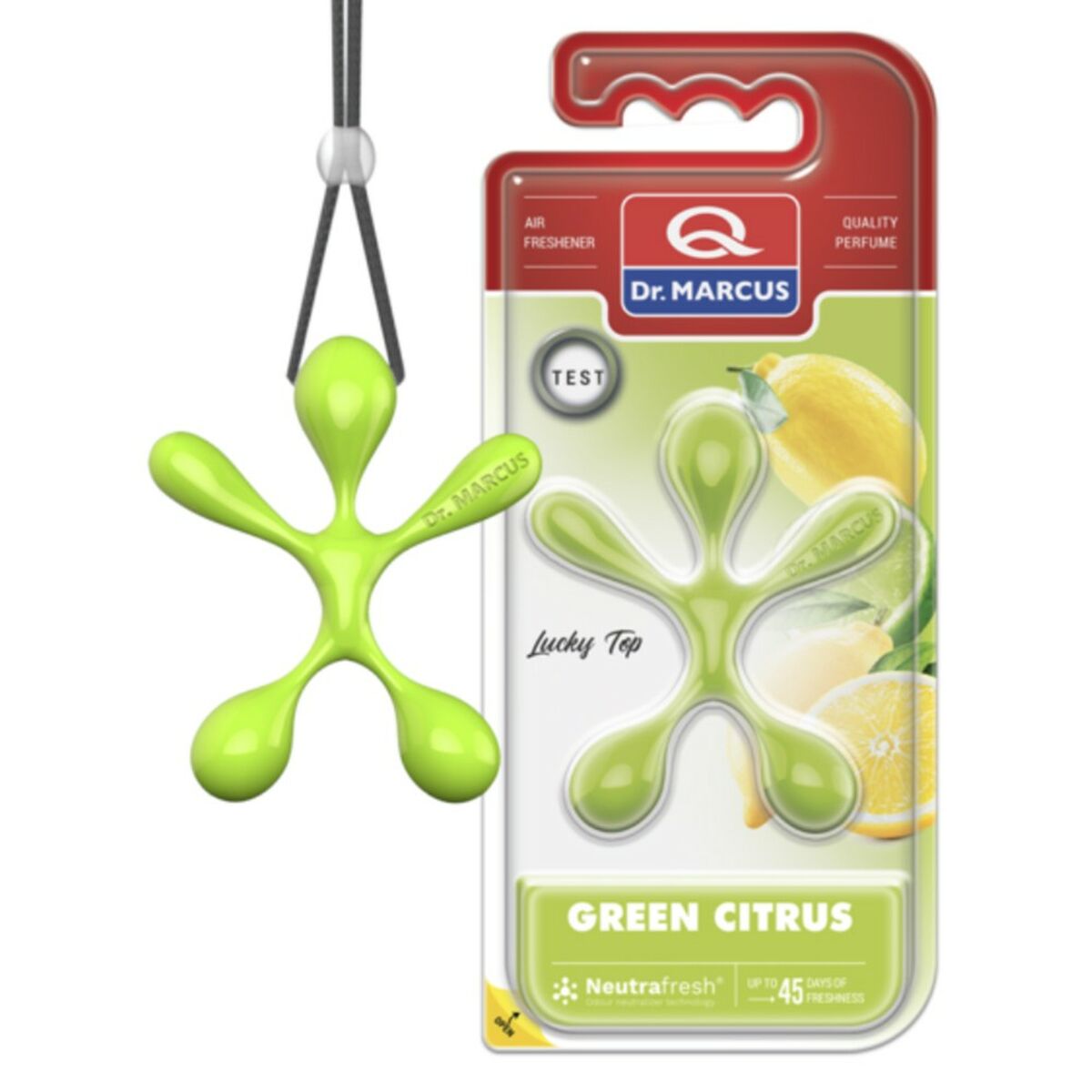 Car Air Freshener Dr Marcus Lucky Top Citric Plastic Pendant (12 Units) Car Air Freshener Dr Marcus Lucky Top Citric Plastic Pendant (12 Units)