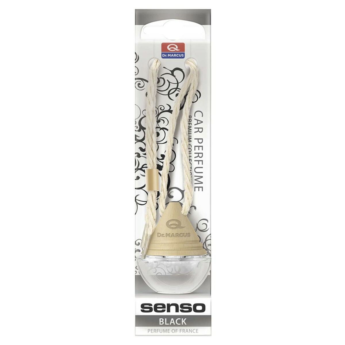 Car Air Freshener Dr Marcus Wood black Pendant
