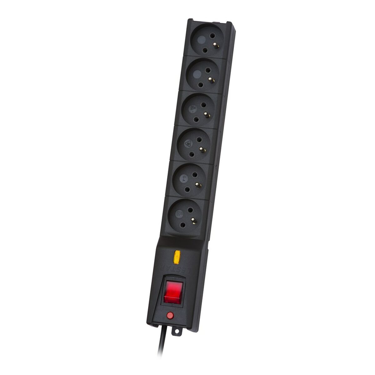 Power Socket – 6 Sockets with Switch Lestar LX 610 G-A K.:CZ 1,5M 1,5 m 5,2 x 3,8 x 35,5 cm