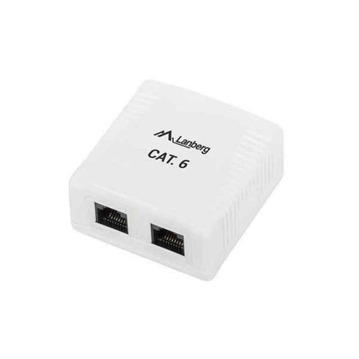 Category 6 UTP RJ45 Connector Lanberg OU6-0002-W White Category 6 UTP RJ45 Connector Lanberg OU6-0002-W White