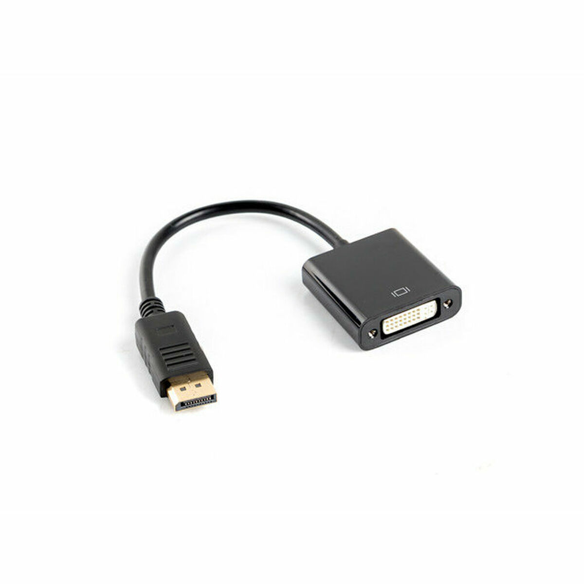 DisplayPort to DVI Adapter Lanberg AD-0007-BK Black 10 cm DisplayPort to DVI Adapter Lanberg AD-0007-BK Black 10 cm