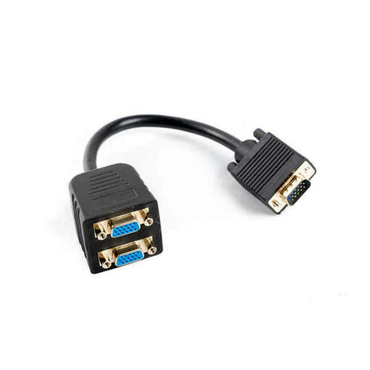 VGA Extension Cable Lanberg AD-0020-BK 0,2 m VGA Extension Cable Lanberg AD-0020-BK 0,2 m