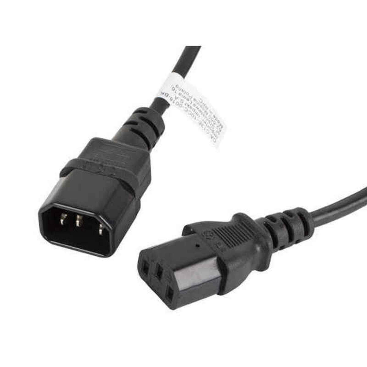 Power Cord Lanberg CPU IEC320 Black Power Cord Lanberg CPU IEC320 Black