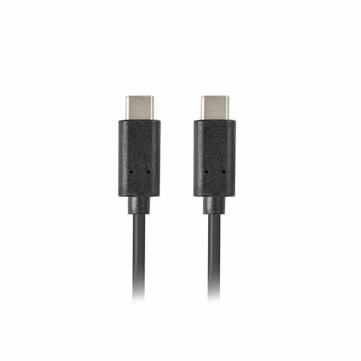 Cable USB C Lanberg CA-CMCM-31CU-0005-BK Black Cable USB C Lanberg CA-CMCM-31CU-0005-BK Black