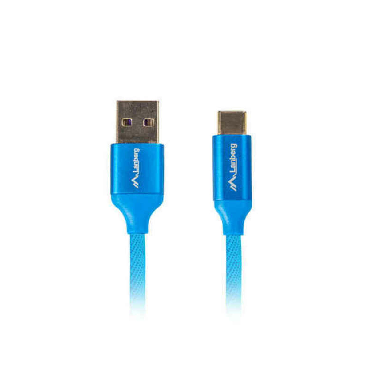 USB A to USB C Cable Lanberg Quick Charge 3.0 Blue USB A to USB C Cable Lanberg Quick Charge 3.0 Blue