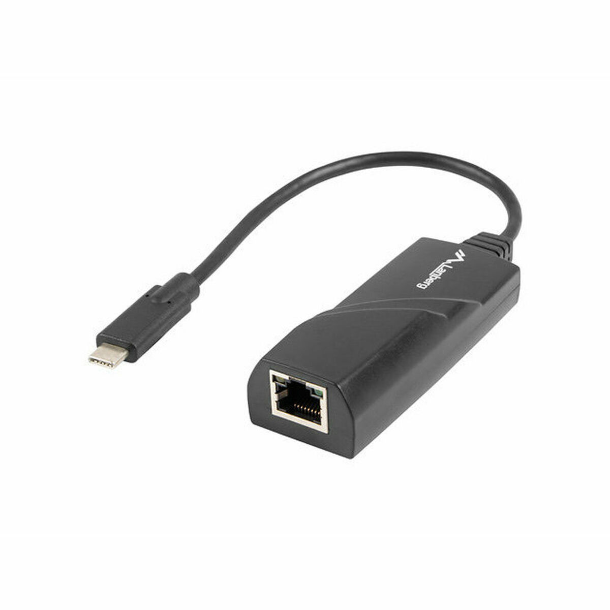 USB C to RJ45 Network Adapter Lanberg NC-1000-02 Black 0,15 m USB C to RJ45 Network Adapter Lanberg NC-1000-02 Black 0,15 m