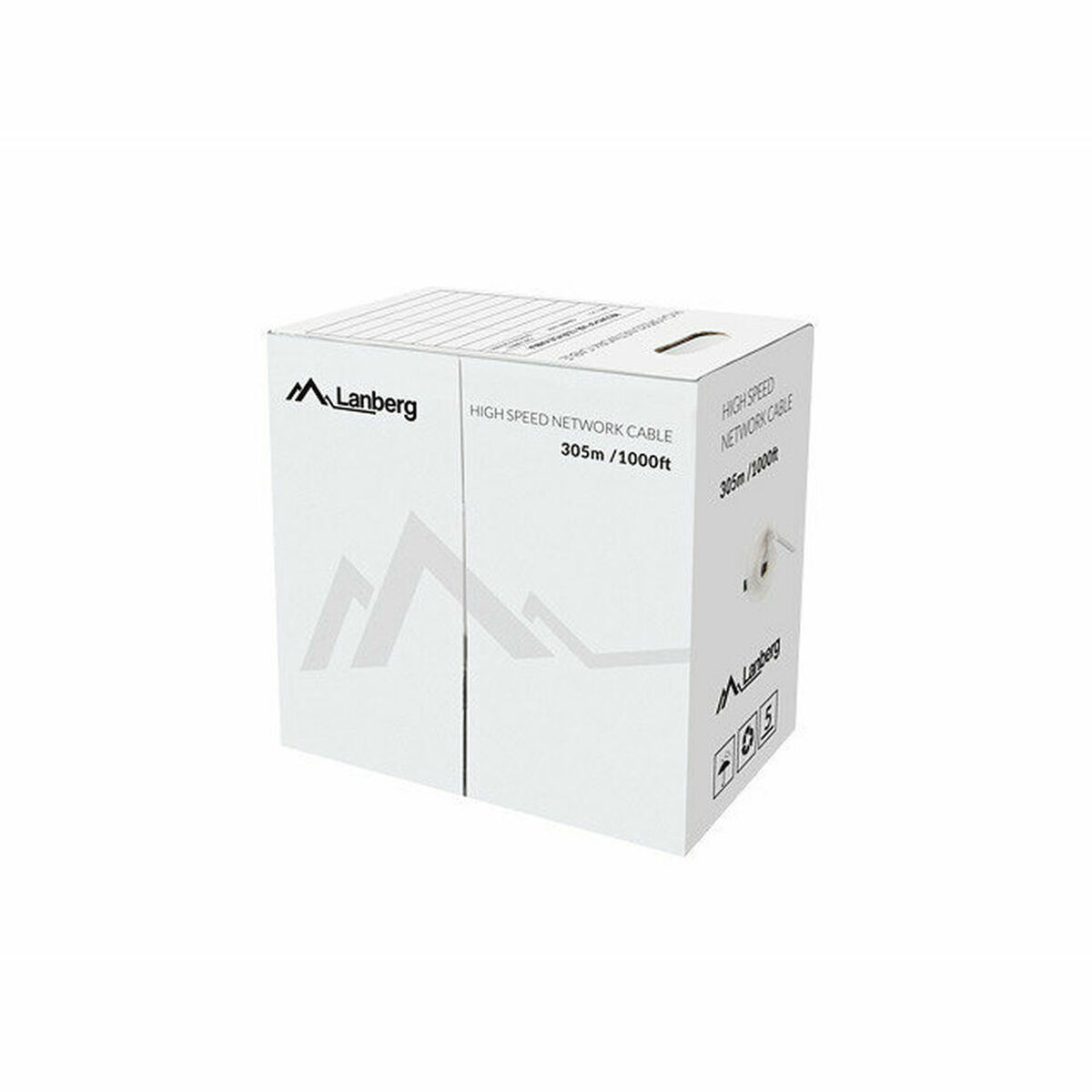 UTP Category 6 Rigid Network Cable Lanberg IN-ACT-KGWLAESIC0033 305 m Grey UTP Category 6 Rigid Network Cable Lanberg IN-ACT-KGWLAESIC0033 305 m Grey