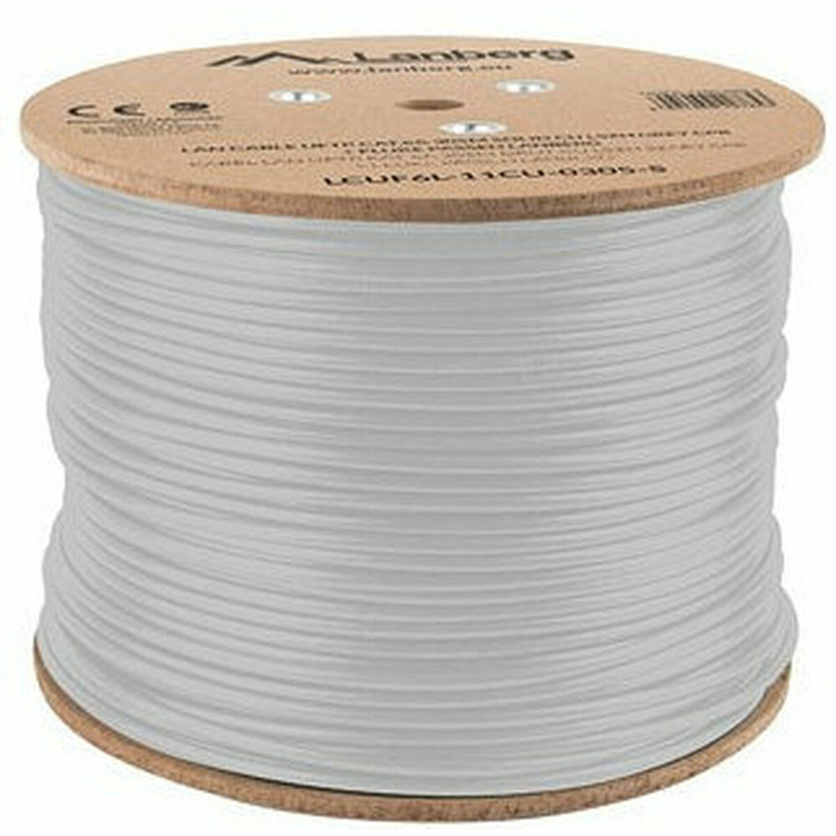 FTP Category 6 Rigid Network Cable Lanberg LCUF6L-11CU-0305-S Grey 305 m FTP Category 6 Rigid Network Cable Lanberg LCUF6L-11CU-0305-S Grey 305 m