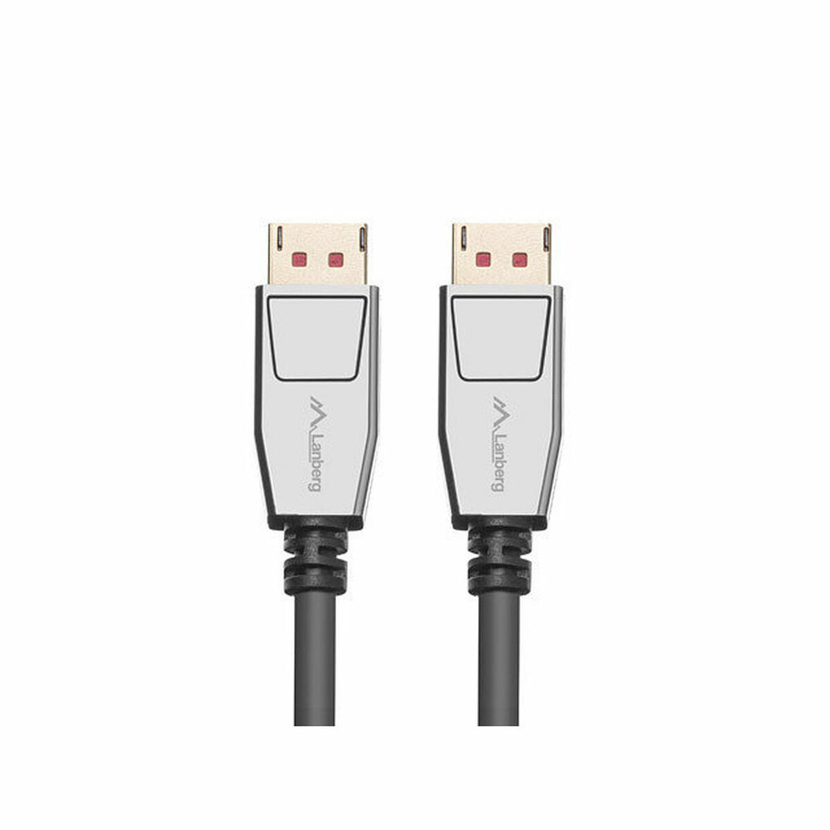 DisplayPort Cable Lanberg CA-DPDP-20CU-0018-BK Black/Grey 1,8 m DisplayPort Cable Lanberg CA-DPDP-20CU-0018-BK Black/Grey 1,8 m