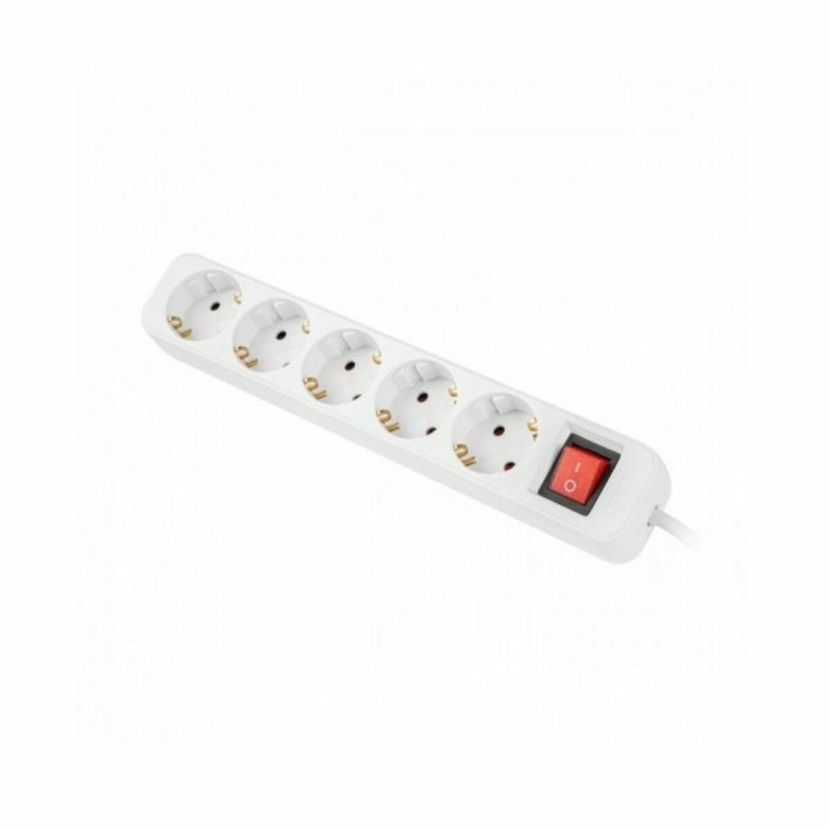 Power Strip – 5 Sockets Schuko Lanberg 2500 W 3 m White (3 m)