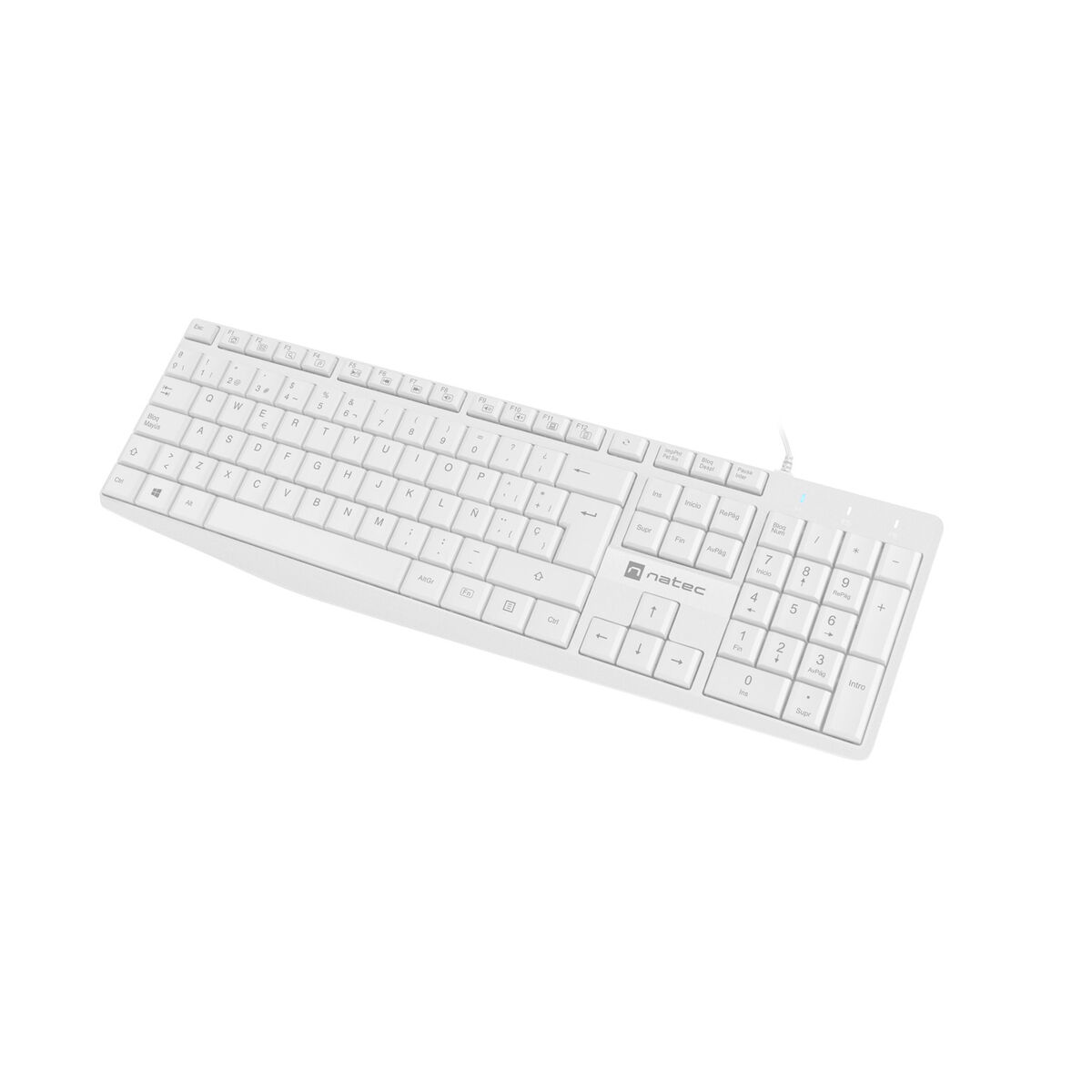 Keyboard Natec NAUTILUS SLIM Spanish Qwerty Keyboard Natec NAUTILUS SLIM Spanish Qwerty
