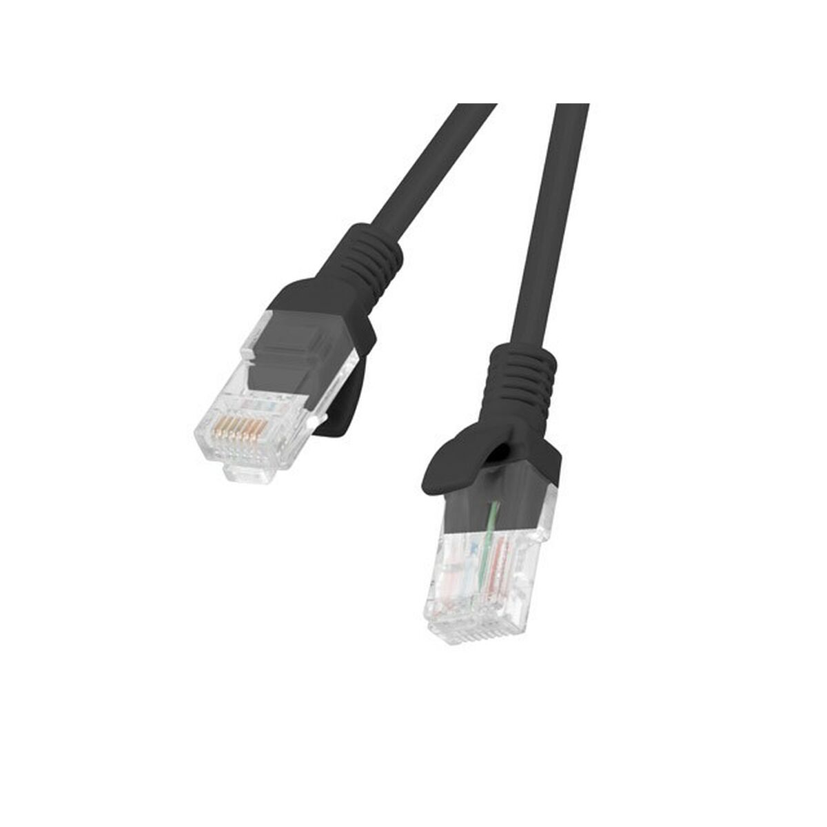 UTP Category 6 Rigid Network Cable Lanberg PCU6-20CC-0050-BK Black 50 cm