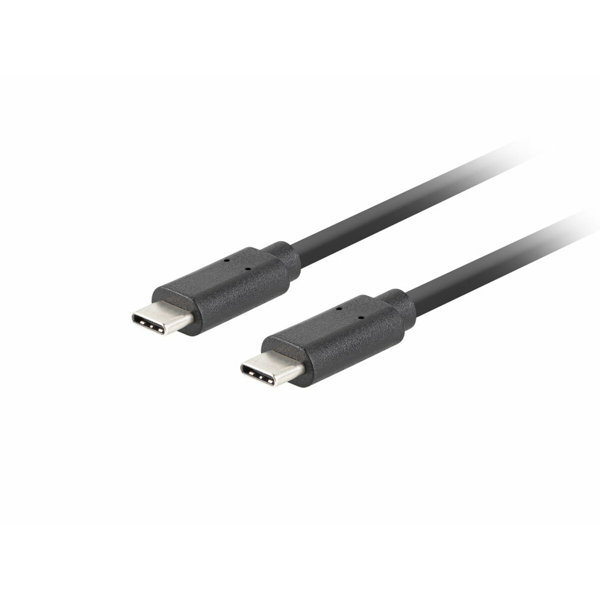 USB-C Cable Lanberg CA-CMCM-32CU-0010-BK Black 1 m USB-C Cable Lanberg CA-CMCM-32CU-0010-BK Black 1 m
