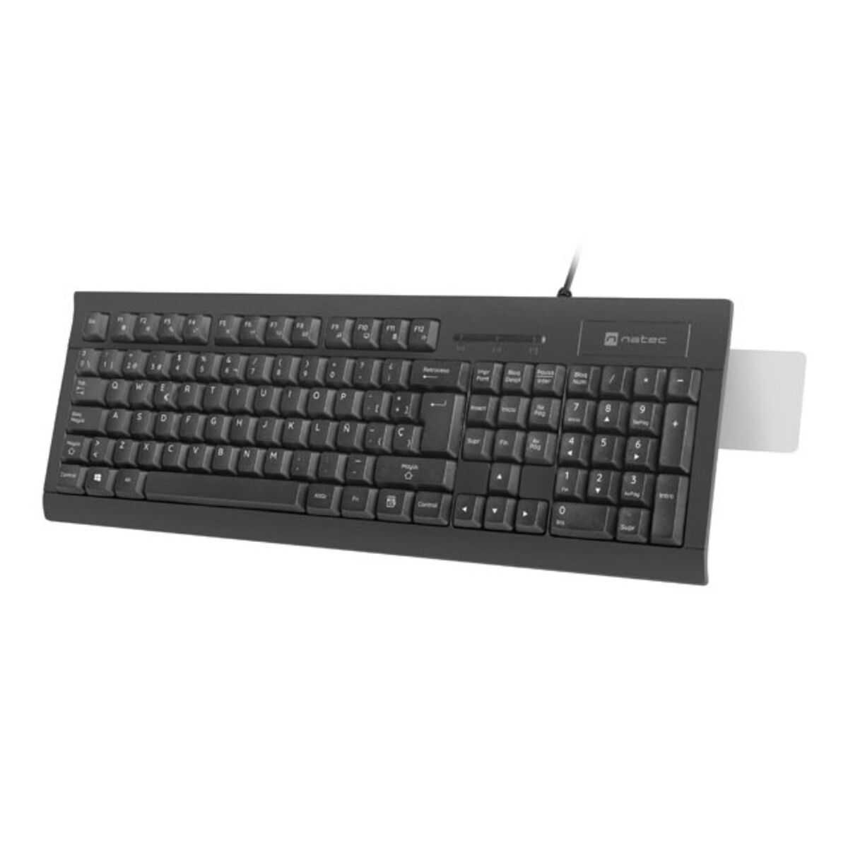 Keyboard Natec NKL-2052 Black Spanish Qwerty Keyboard Natec NKL-2052 Black Spanish Qwerty