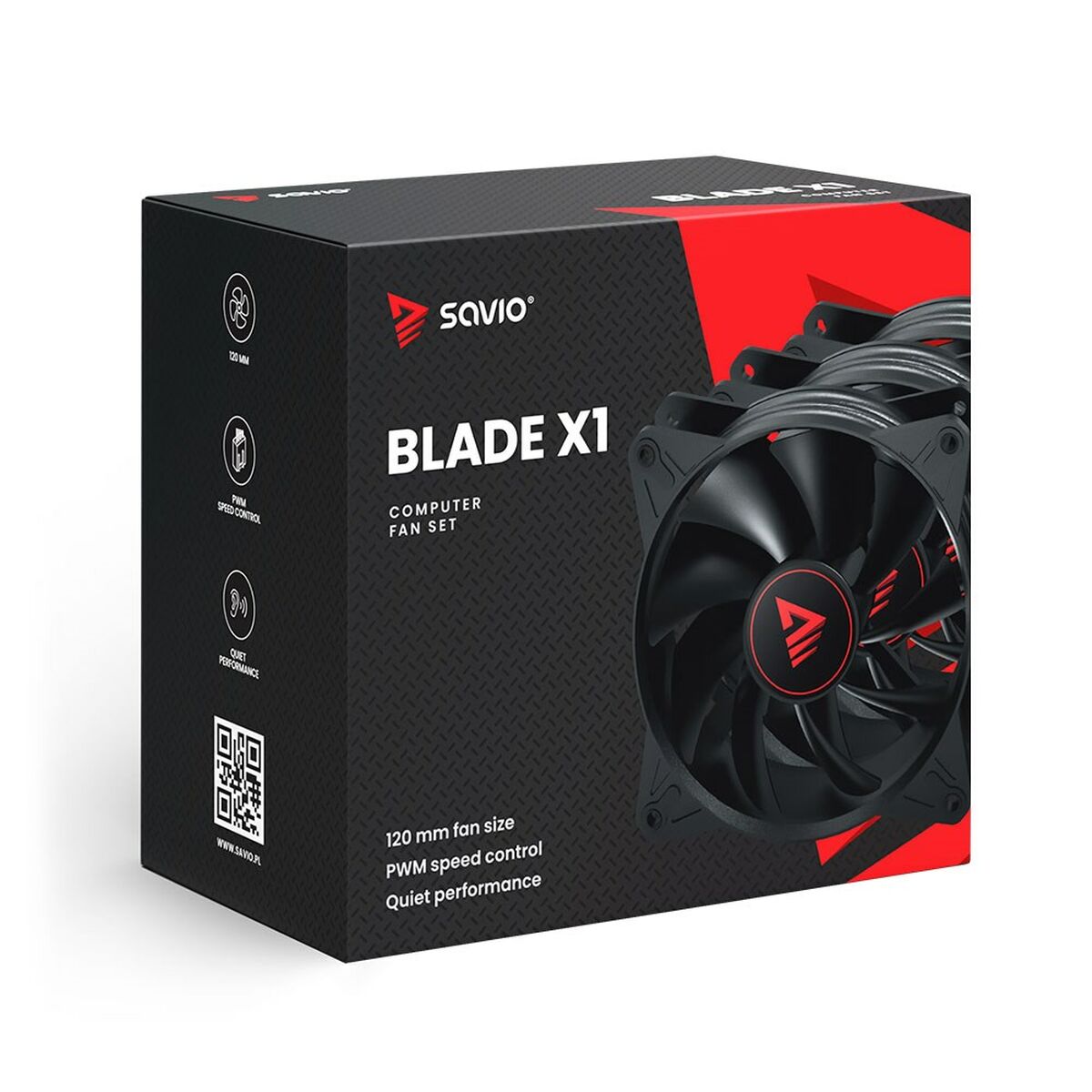 Box Ventilator Savio SAVGBLADESET  12 cm