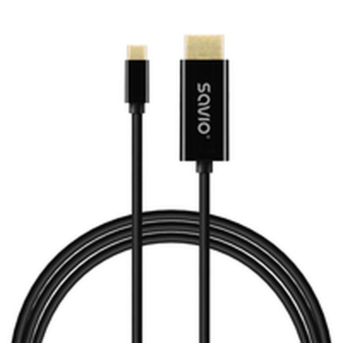 USB Cable Savio CL-191 Black 2 m