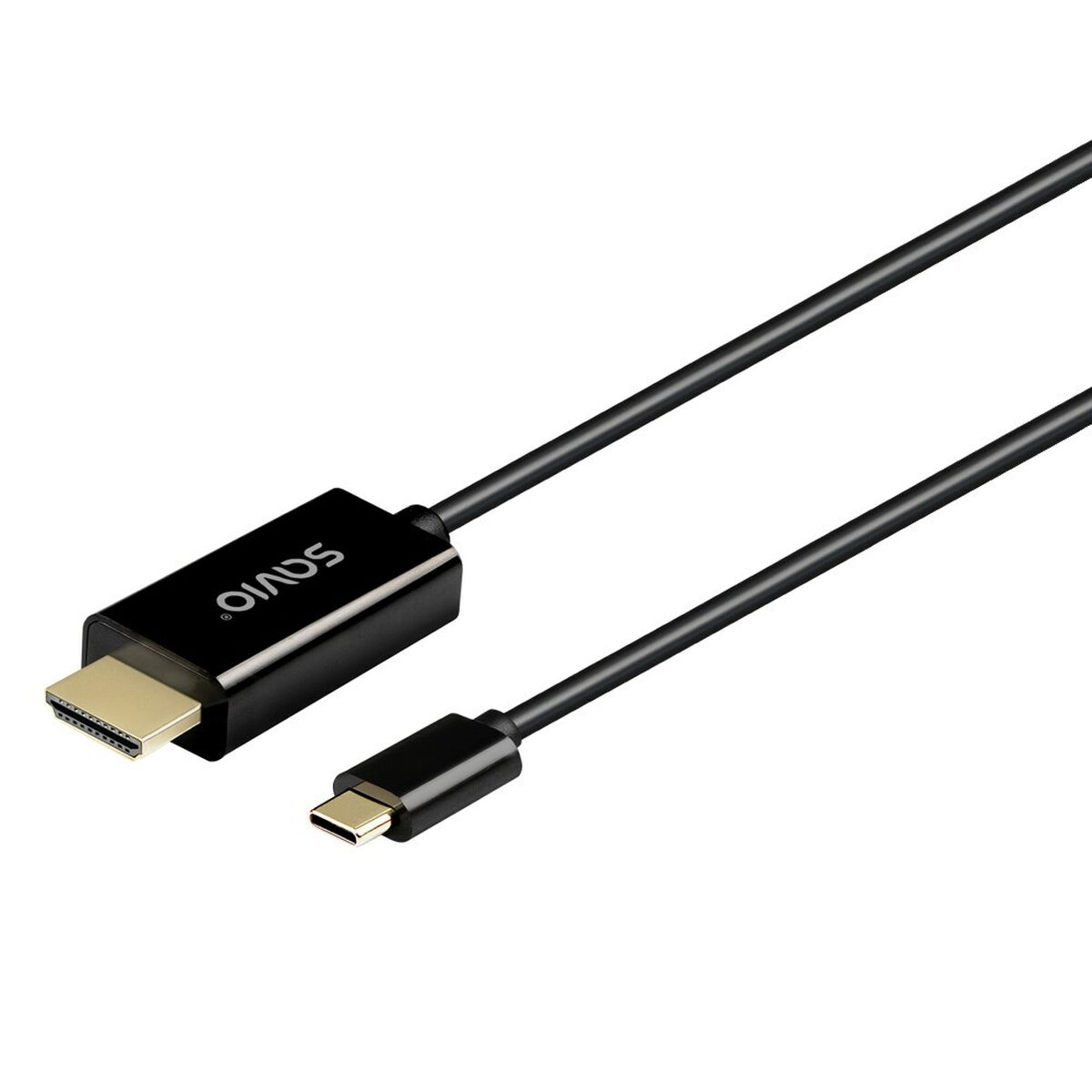 USB Cable Savio CL-191 Black 2 m
