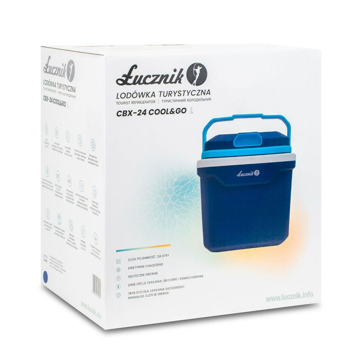 Mini Fridge ucznik CBX-24 Blue 24 L