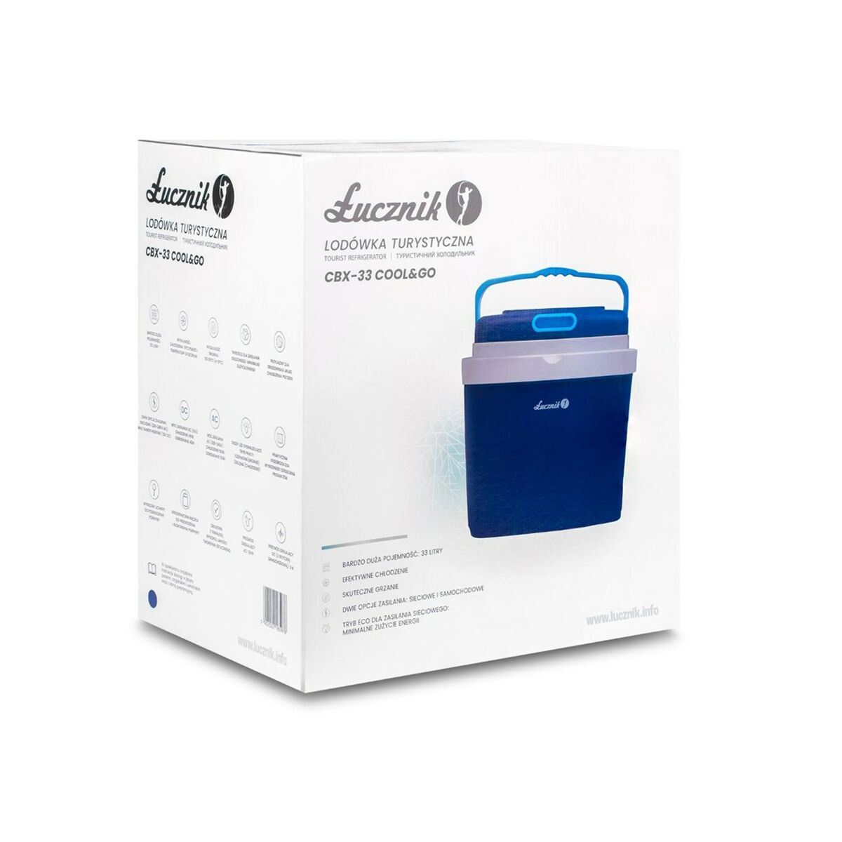 Mini Fridge ucznik CBX-33 Blue 33 L