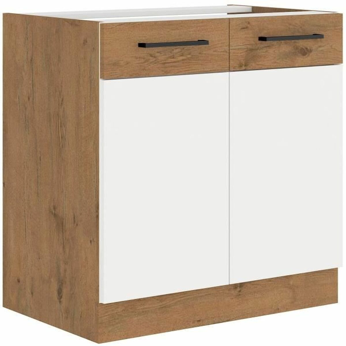 Sink unit cupboard White 80 cm 80 x 52 x 82 cm Sink unit cupboard White 80 cm 80 x 52 x 82 cm
