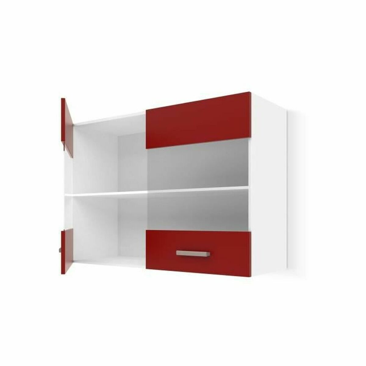 Kitchen furniture Red PVC Crystal Plastic Melamin 80 x 31 x 55 cm Kitchen furniture Red PVC Crystal Plastic Melamin 80 x 31 x 55 cm