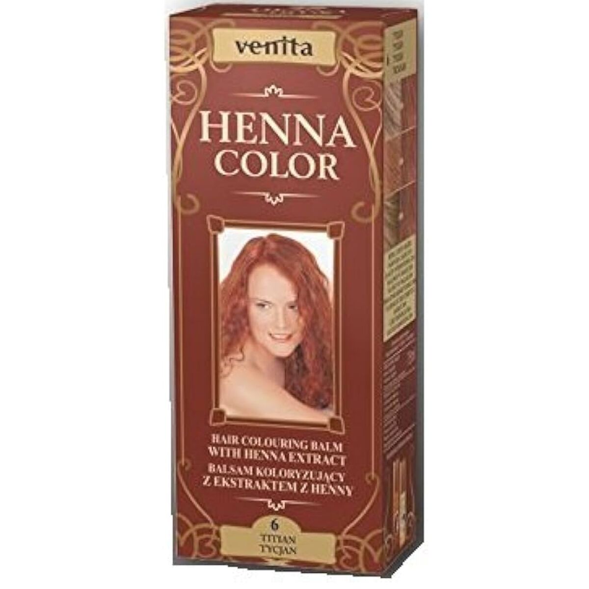 Semi-permanent Colourant Venita Henna Color Nº 6 Titian 75 ml Semi-permanent Colourant Venita Henna Color Nº 6 Titian 75 ml