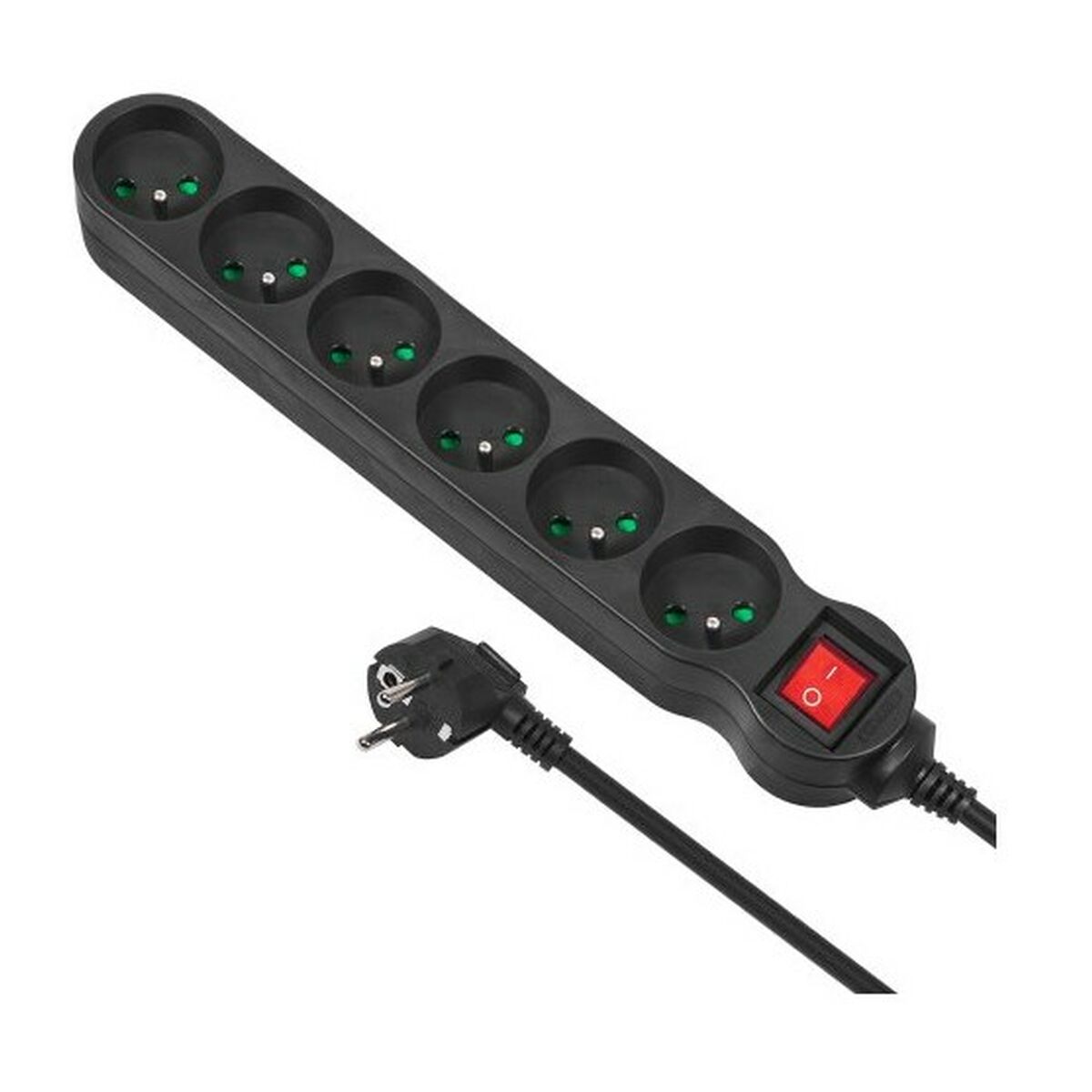 Power Socket – 6 Sockets with Switch MacLean MCE225 2300 W (1,5 m)