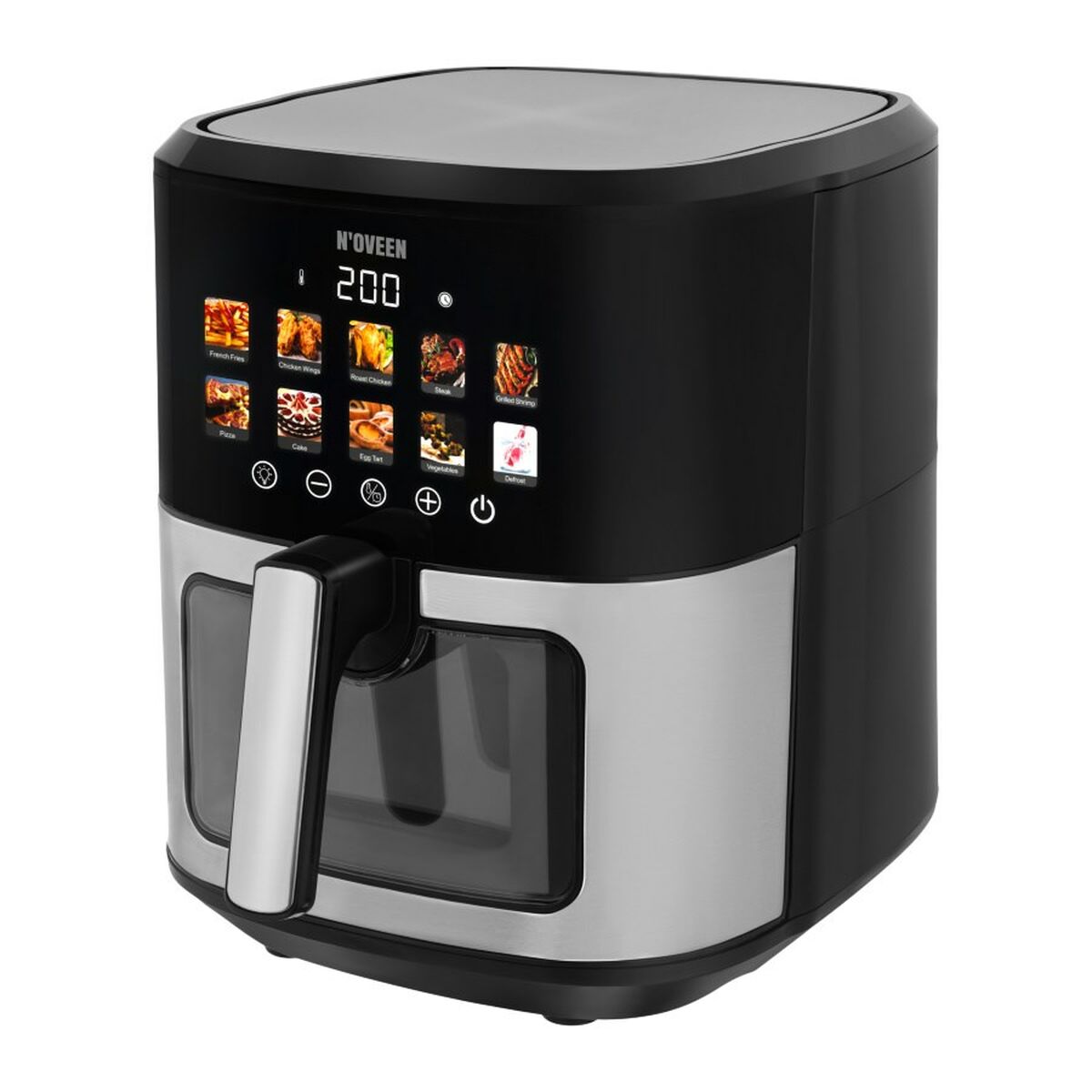 Air Fryer N’oveen AF770 Black Silver 1700 W 6,5 L